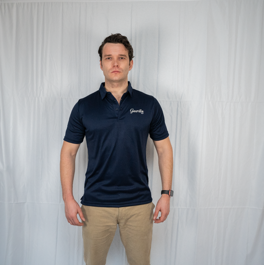 Midnight Blue Classic Golf Polo