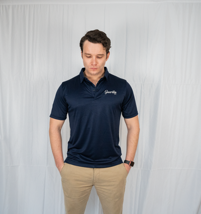 Midnight Blue Classic Golf Polo