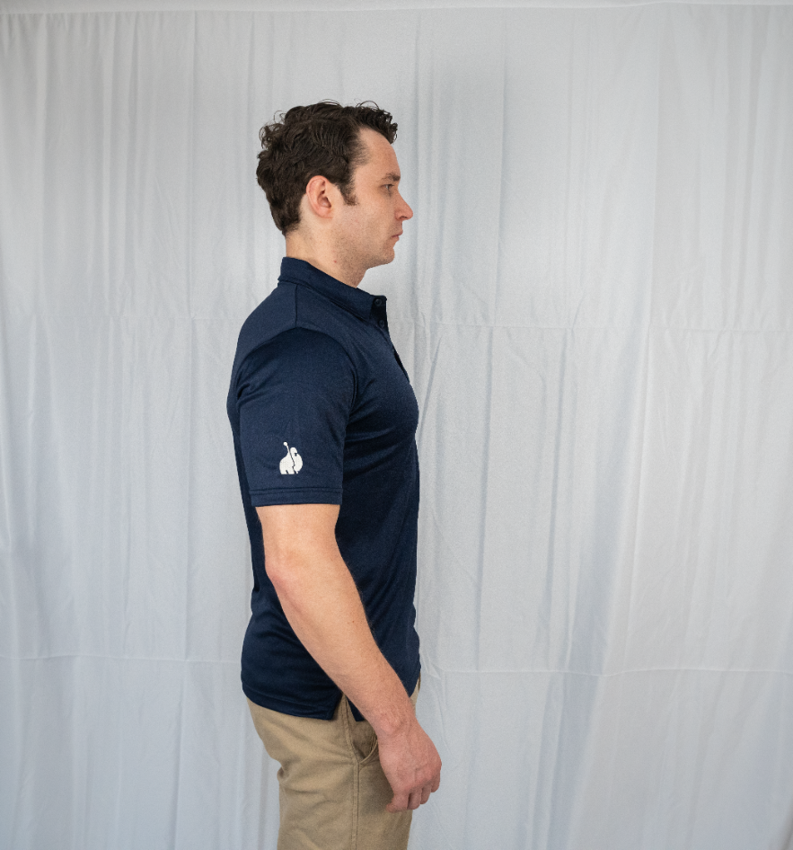 Midnight Blue Classic Golf Polo