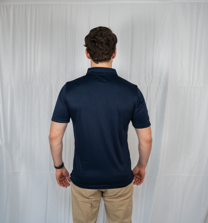 Midnight Blue Classic Golf Polo
