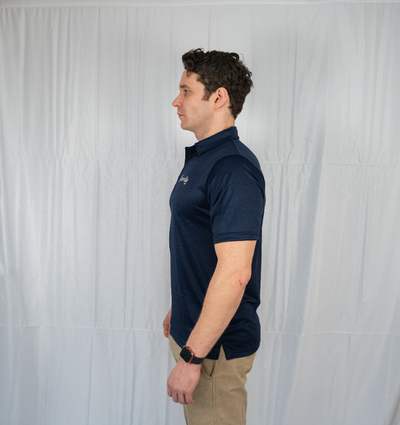 Midnight Blue Classic Golf Polo